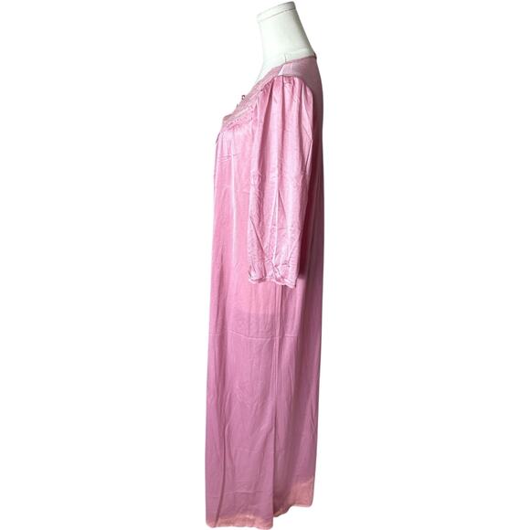 Ethereal Pink Vintage Nightgown – Cottagecore, Fairycore, & Romantic boudoir 216 - Picture 5 of 8